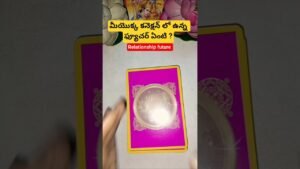 Leia mais sobre o artigo మీయొక్క కనెక్షన్ లో ఉన్న ఫ్యూచర్ ఏంటి ? #tarot #tarotcaards #fortunetelling #tarotcardreading