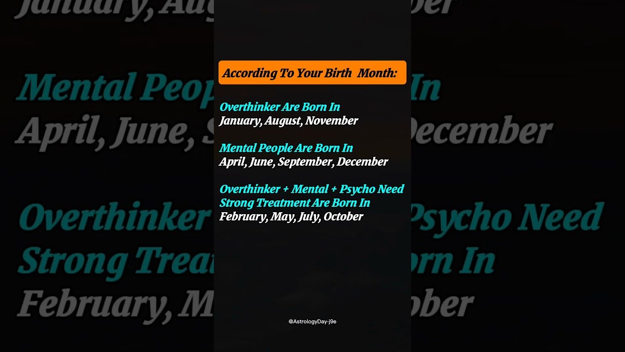 No momento, você está visualizando According To Your BirthMonth #zodiac #zodiacsigns #astrology #horoscope #tarot