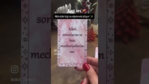 Leia mais sobre o artigo Aklındaki kişi ne söylemek istiyor✨#tarot #tarotcards
