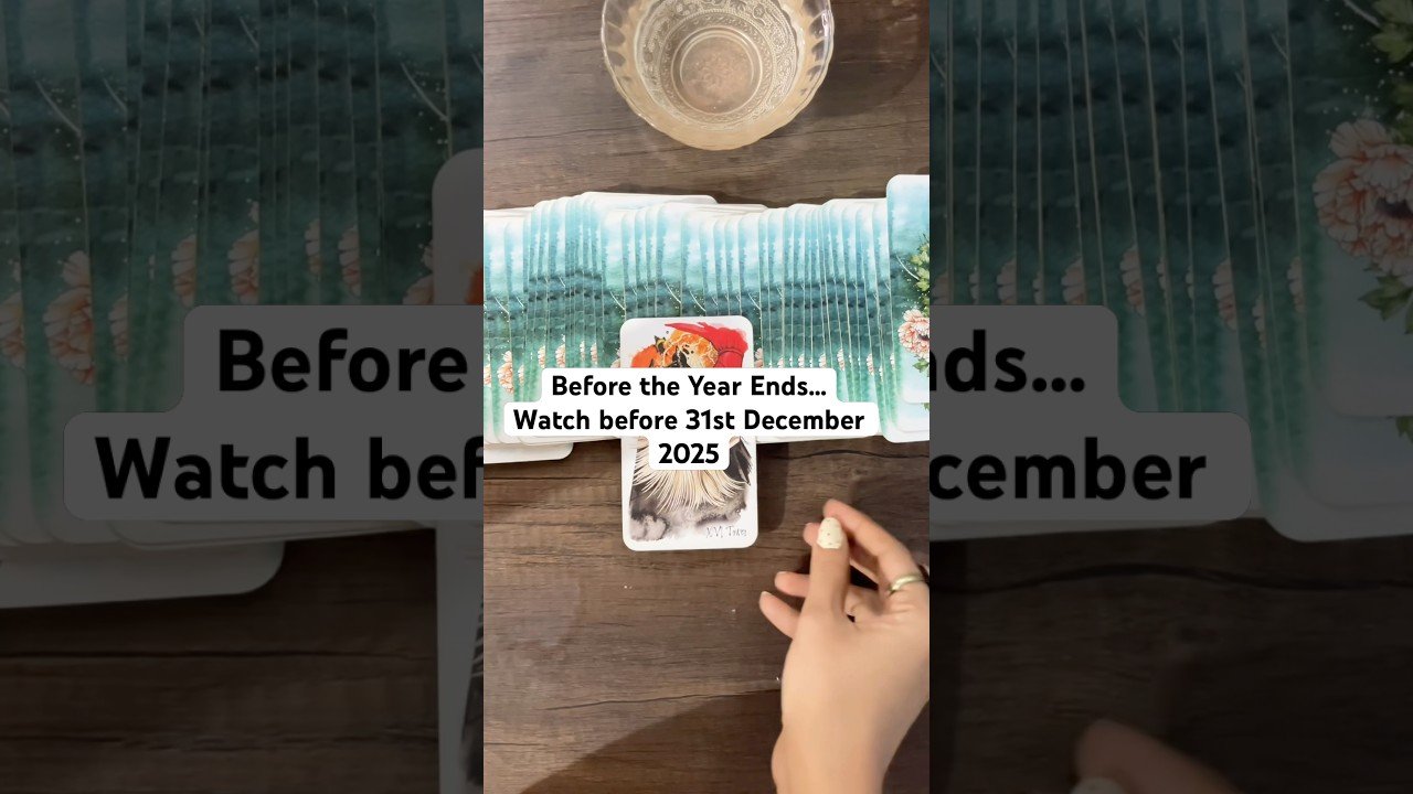 No momento, você está visualizando Before the Year Ends… The Universe Has a Message for You 🔮 #tarot #2025 #shorts