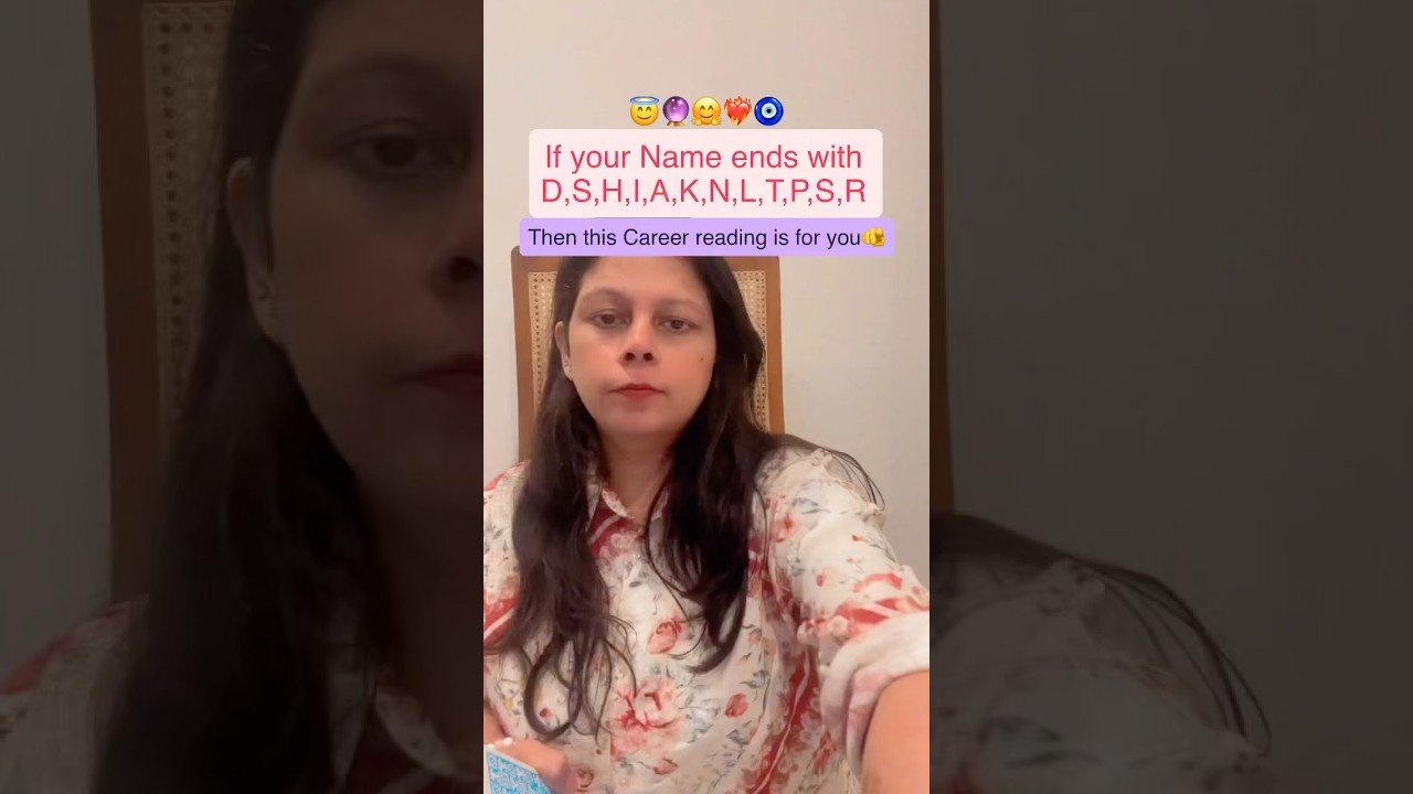 No momento, você está visualizando Career reading with Name end initials😇#comment #tarot #shorts