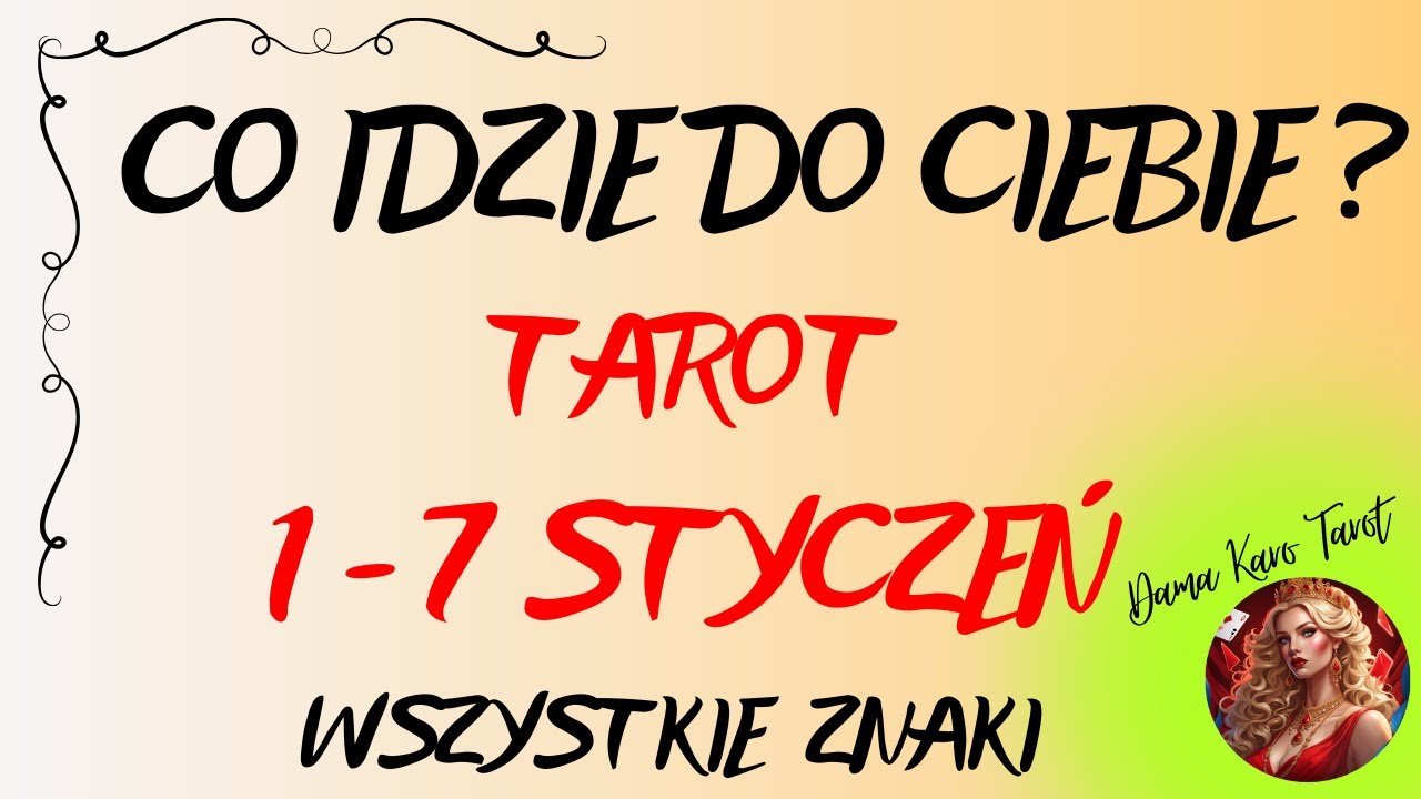No momento, você está visualizando CO IDZIE DO CIEBIE ? (od 1 – 7 stycznia 2026) – TAROT – Wszystkie znaki ✨🌞♦️☺️