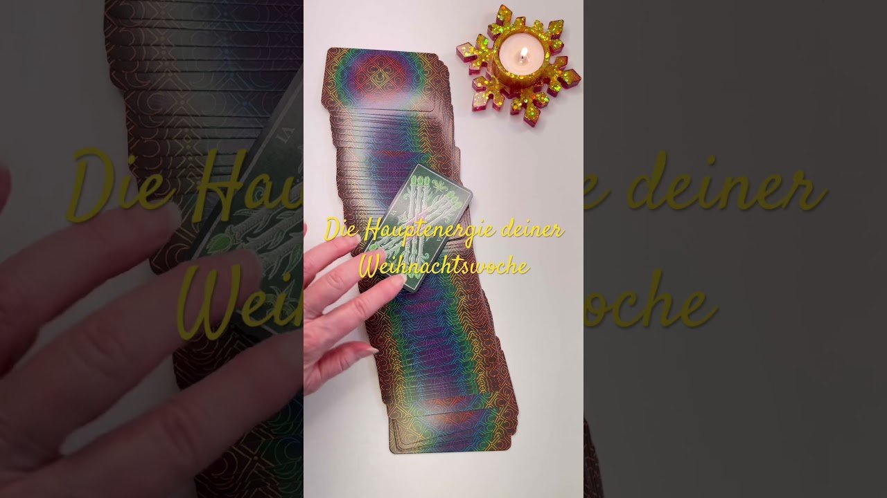 No momento, você está visualizando Die Hauptenergie deiner Weihnachtswoche. Trinofi Della Luna Tarot