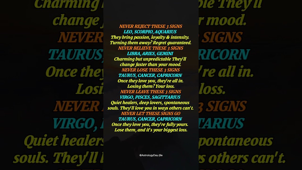 No momento, você está visualizando NOT Ignore These Zodiac Signs ⚠️ They Remember Everything #zodiac #zodiacsigns #astrology #horoscope