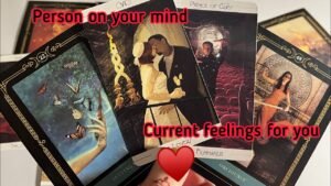 Leia mais sobre o artigo Person on your mind : Current Feelings for you💞Hindi tarot card reading