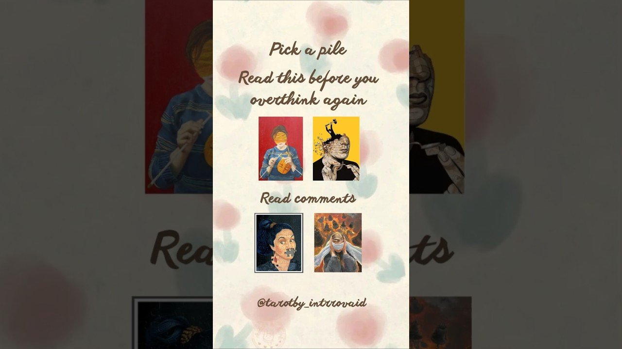 No momento, você está visualizando Pick a Pile 🔮 Read This Before You Overthink Again | Tarot Guidance for Clarity #tarot