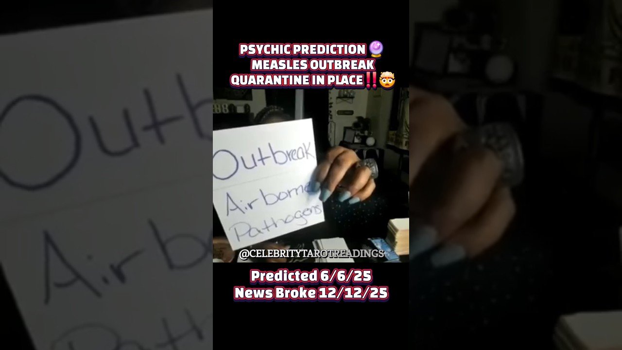No momento, você está visualizando Prediction Measles Outbreak #tarot #viral #news #tarotreading #southcarolina #shorts #fyp