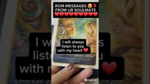 Leia mais sobre o artigo ROM MESSAGES FROM UR SOULMATE 🌹❤#tarot #soulmate #twinflame #futurespouse #romance #tarotreading