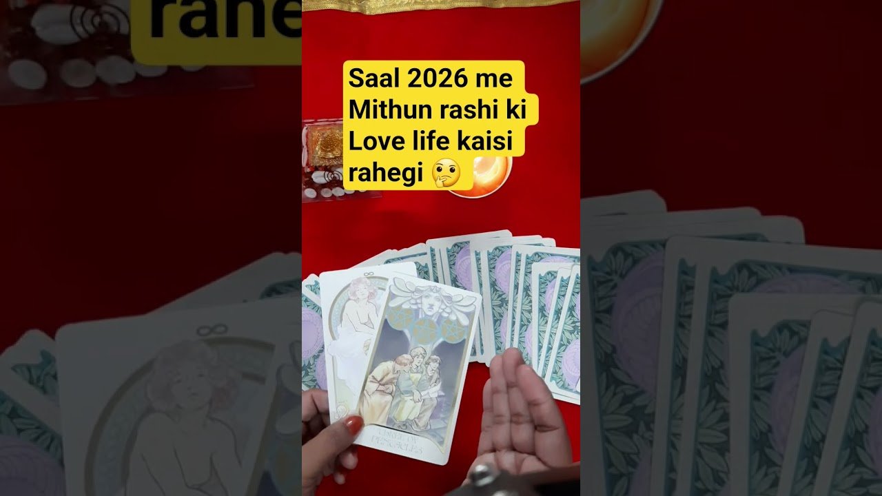 No momento, você está visualizando Saal 2026 me Mithun rashi ki Love life kaisi rahegi 🤔 #tarot #trending #shorts #2026 #astro1111tarot