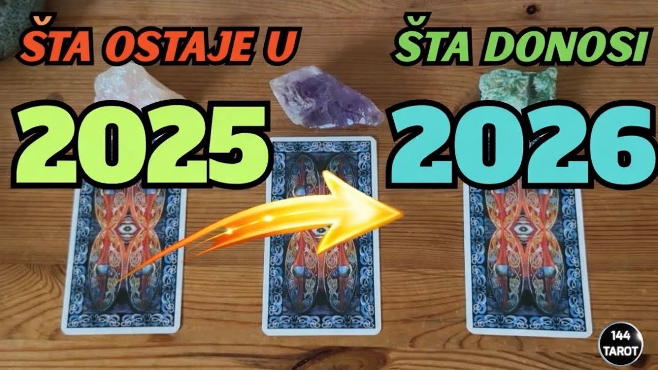 No momento, você está visualizando Šta ostaje u 2025, a šta donosi 2026 | Izaberi kartu – tarot čitanje✨🔮