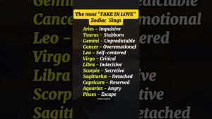 Leia mais sobre o artigo The Most Fake In Love Of Zodiac Signs #zodiac #zodiacsigns #astrology #horoscope #tarot