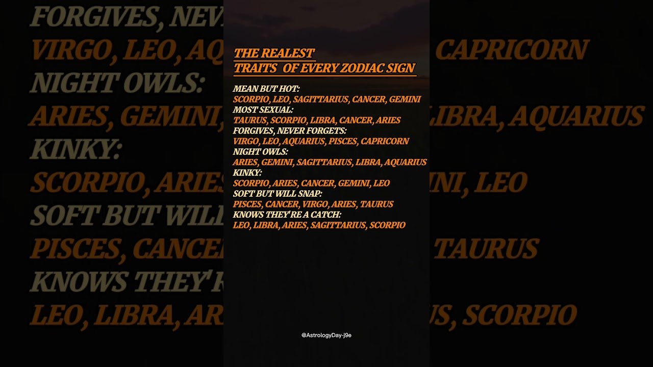 No momento, você está visualizando The Realest Zodiac Traits You Must Know – Which One Are You 🤔#zodiac #zodiacsigns #astrology #tarot