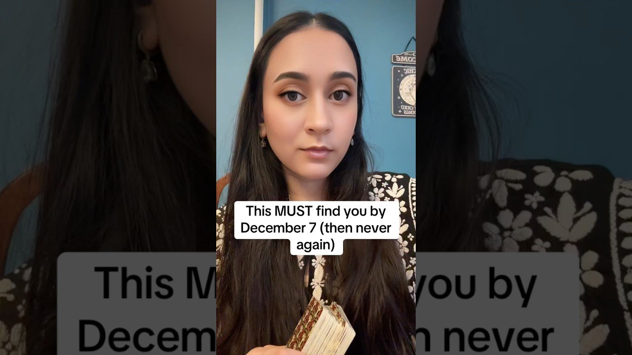 No momento, você está visualizando This MUST find you by December 7 (then never again)