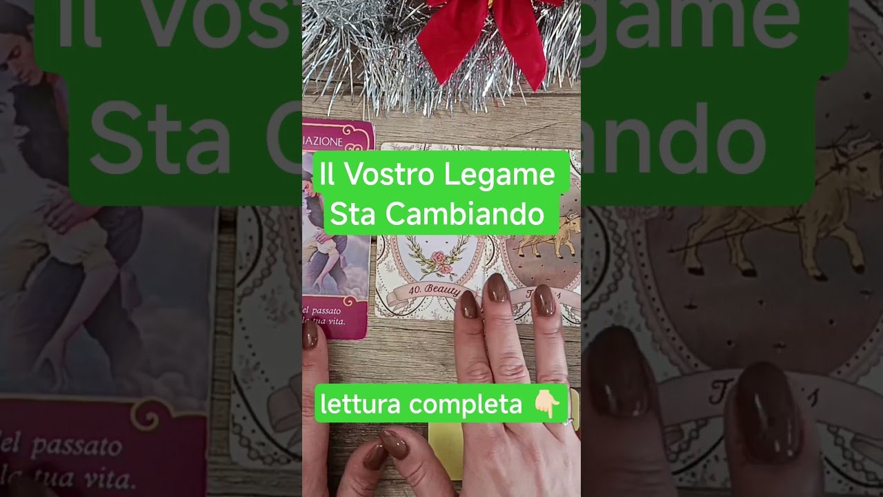 Leia mais sobre o artigo UN RAPPORTO CHE CAMBIA MA NON SI SPEZZA🔮 #tarocchi #tarot #itarocchidicristy #tarocchioggi #asmr