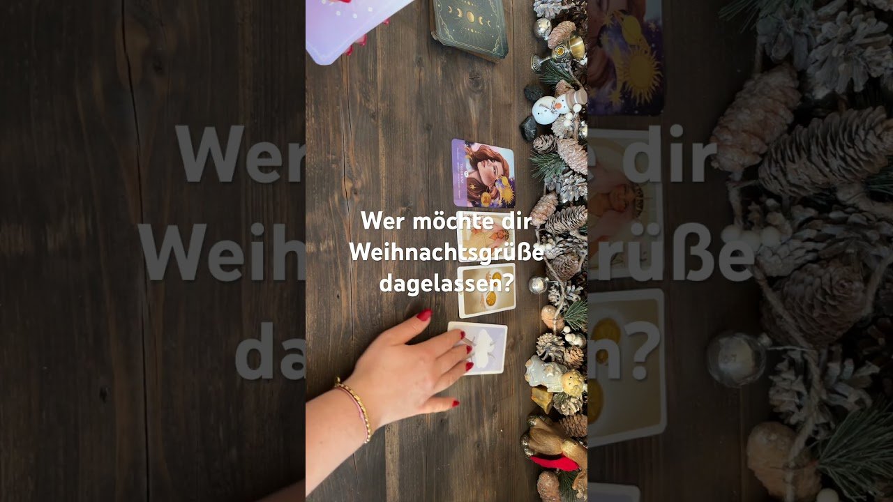 No momento, você está visualizando Wer ist die Person, die dir Weihnachtsgrüße da lassen möchte? #liebe #orakelheute #tarot