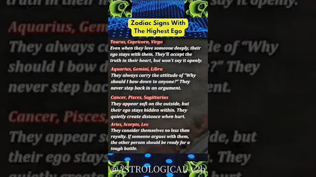 No momento, você está visualizando Zodiac Sign with The Highest Ego 😜😜😜😜#tarot #tarotastro #astrologysign #zodiacsign #tarotreadi