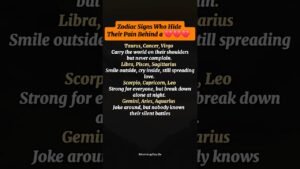 Leia mais sobre o artigo Zodiacs Signs Who Stay Loyal Even When It Breaks Them 💔 #zodiac #astrology #horoscope #tarot