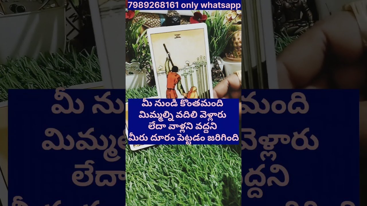 No momento, você está visualizando మీ మనసులో ఎలాంటి బాధ దాగుందో తెలుసుకుందాం#tarot #viral #tarotreading