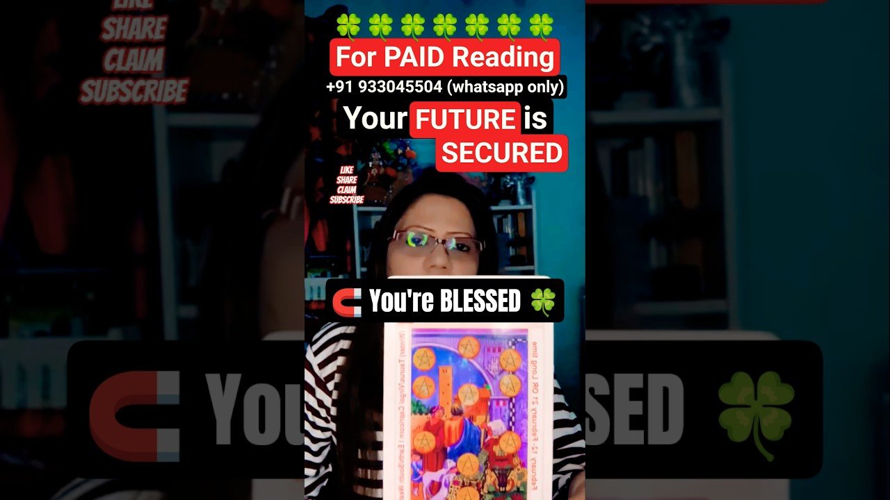 No momento, você está visualizando 🧲 Financial BLESSING UNLOCKED 🔓🍀💫🧿🌟 #shorts #tarot #shortvideo #viral #video #viralvideo #trending 🧲