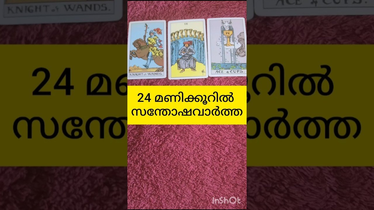 No momento, você está visualizando 24 മണിക്കൂറിൽ സന്തോഷവാർത്ത #tarot #shortsfeed #shortvideo