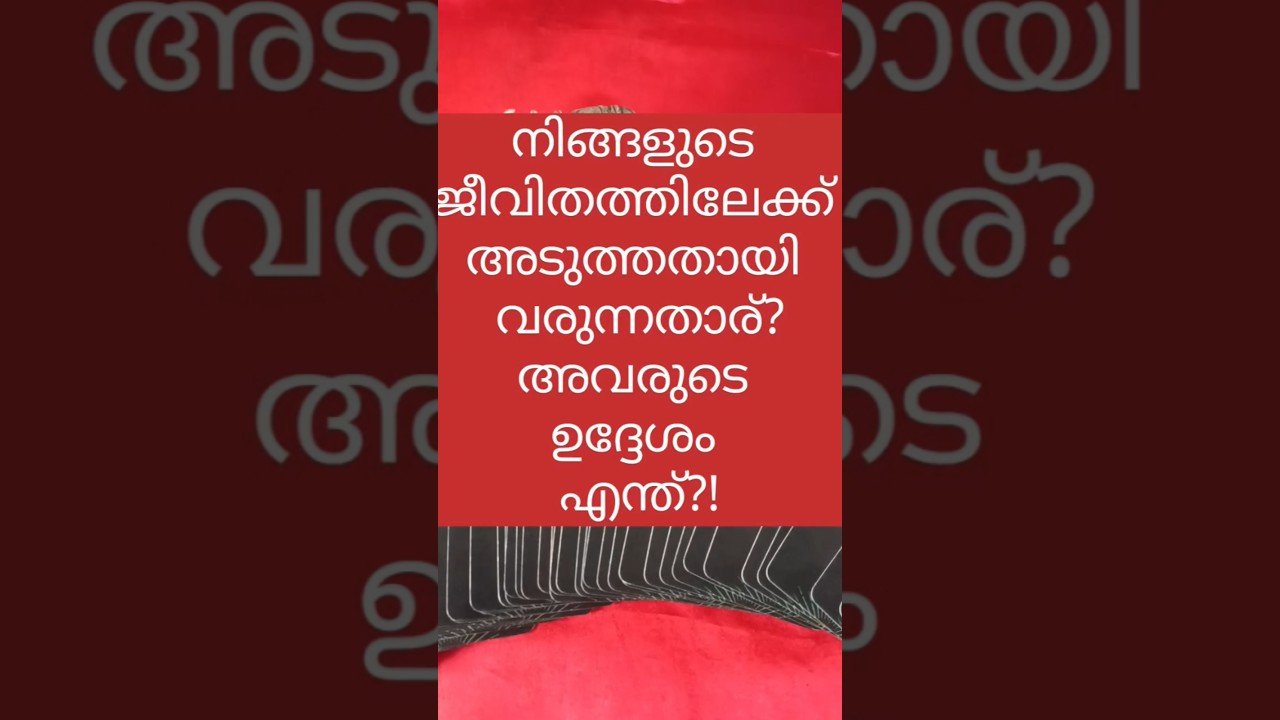 No momento, você está visualizando നിങ്ങളുടെ ലൈഫിലേക്ക് ഒരാൾ വരുന്നു.. #tarot #shorts #trending