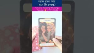 Leia mais sobre o artigo আজ রাতে তার মনে কি চলছে তোমাকে নিয়ে ❓ #currentfeelings #tarot #bengalitarotreading #astrology