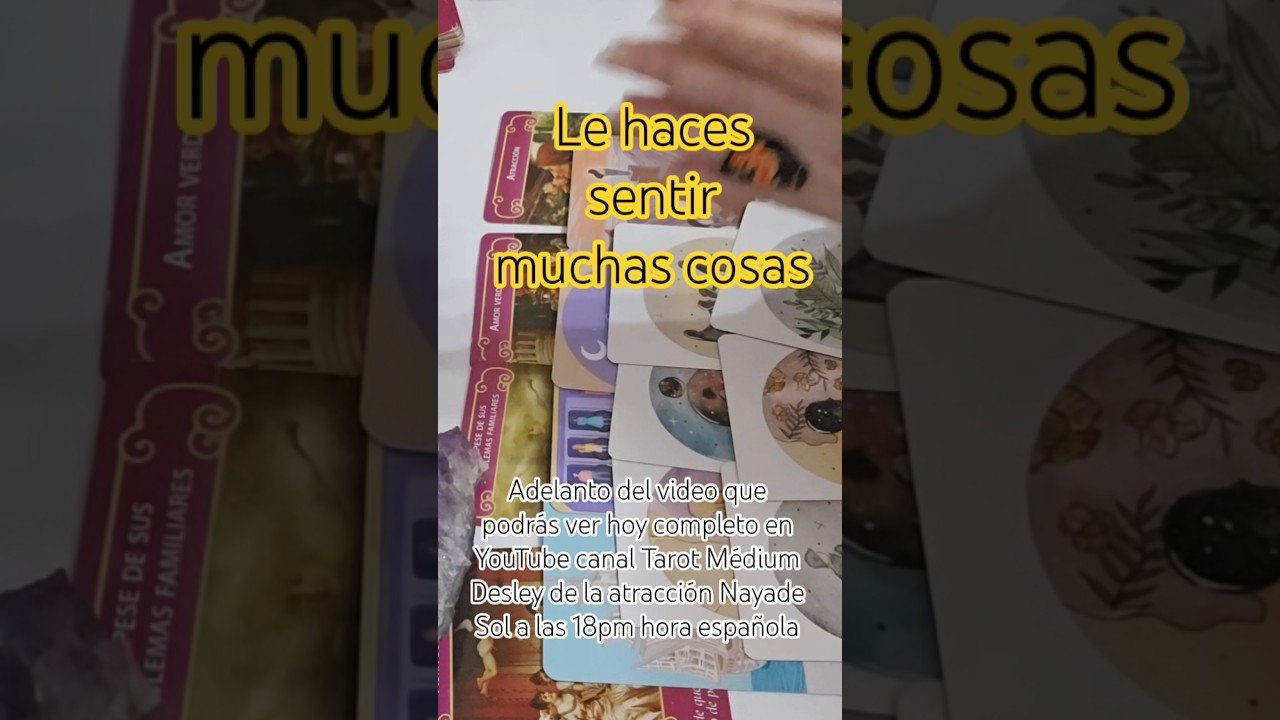 No momento, você está visualizando Adelanto del video de hoy @NAYADESOLMEDIUM #tarot #tarotamornuevo #amor #love