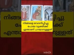 Leia mais sobre o artigo വ്യക്തിക്ക് പറയാനുള്ളത് #tarot #sohortvideos #shortsfeed