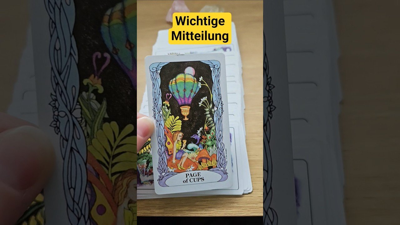No momento, você está visualizando Botschaft für Dich #tarotcards #tarotreading #youtubeshorts #liebe #kartenlegen #tarotreader