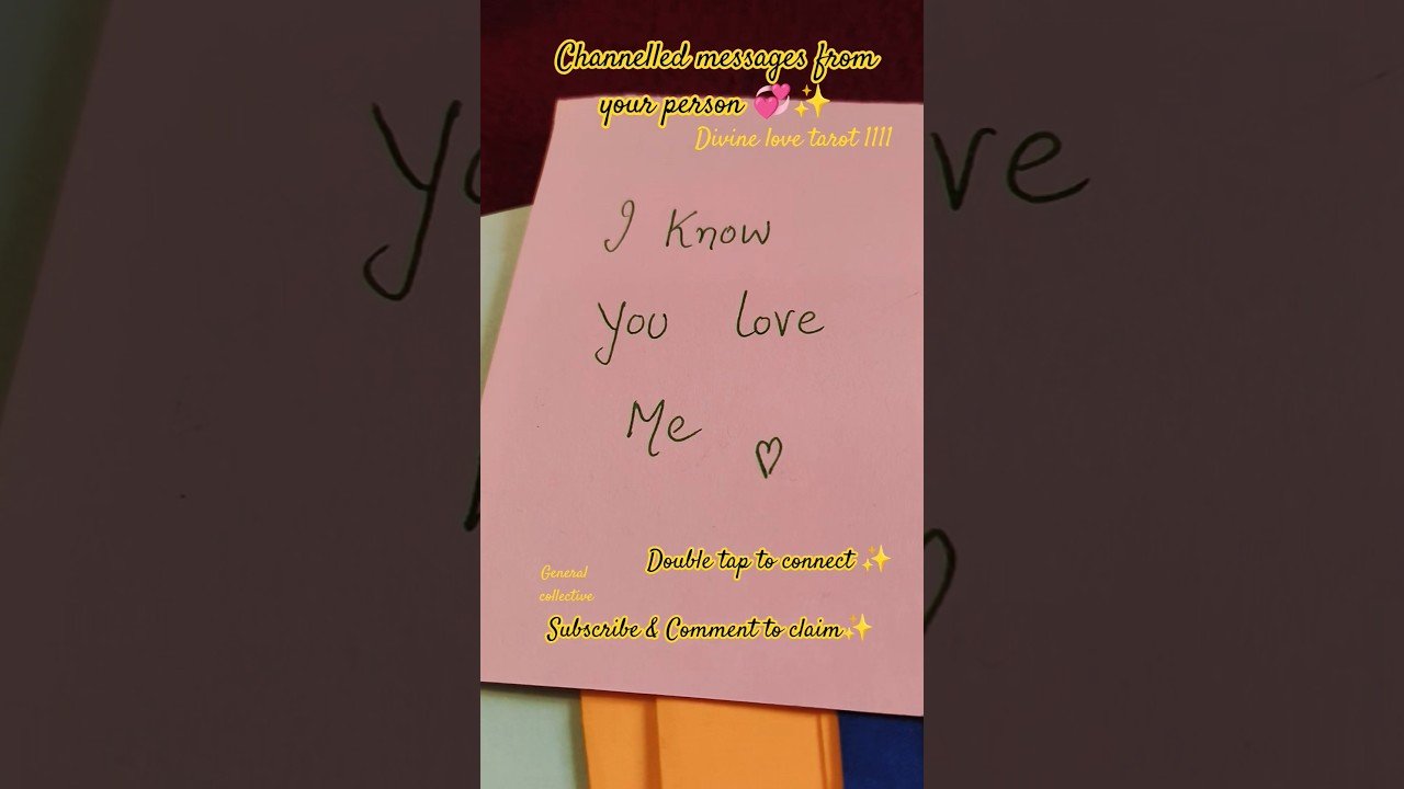 No momento, você está visualizando Channeled Messages ⭐💞 #shorts #trending #tarot #love #youtubeshorts #youtube #ytshort