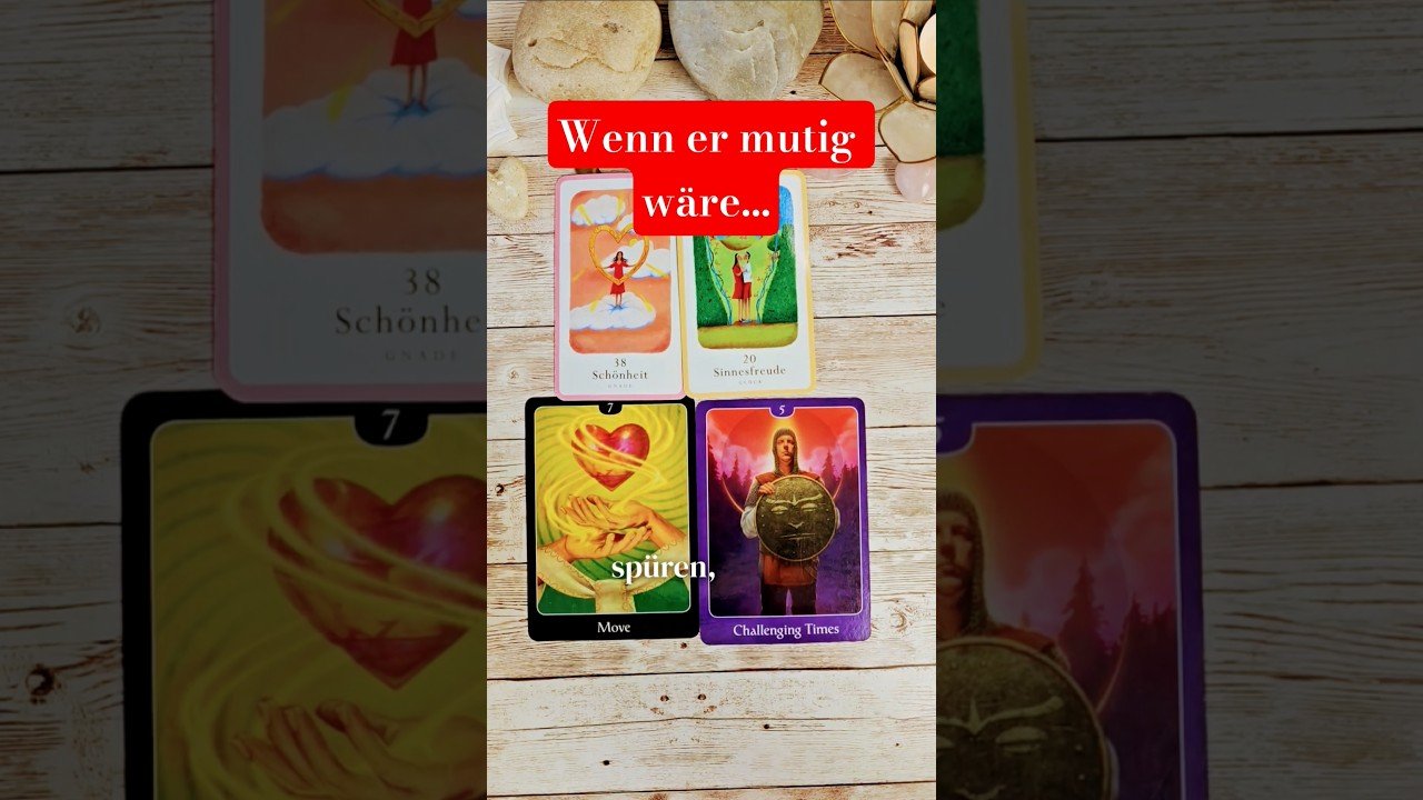 No momento, você está visualizando Das würde er dir sagen, wenn er mutig wäre 💕 #tarot #love #shorts