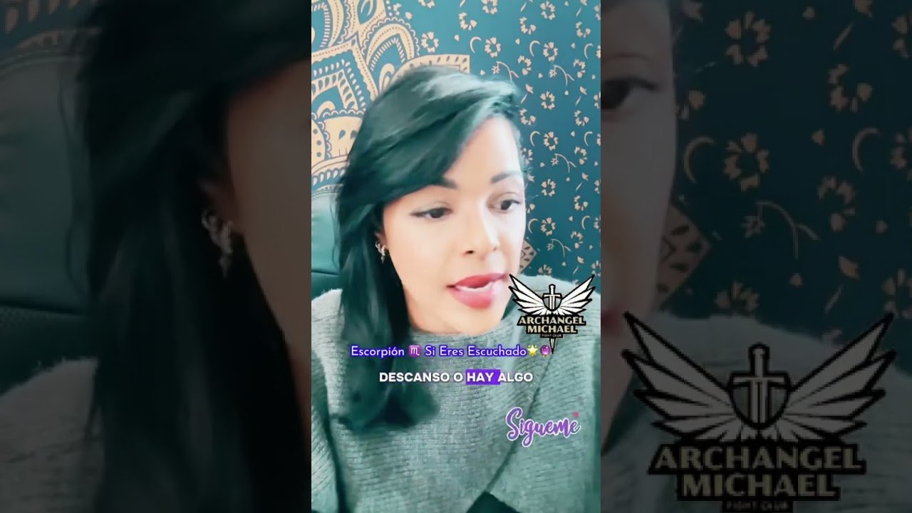 No momento, você está visualizando Escorpión ♏️   ☀️✨ ♥️Mensaje Para Ti ✨ San Miguel Arcángel 🔮🦋 #tarot #shortsvideo #helios