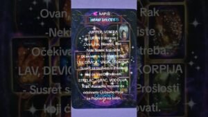 Leia mais sobre o artigo IZABERI KARTU I SAZNAJ ODGOVOR ✨️ BLIC TAROT PORUKA ZA SVE ZNAKE I PODZNAKE HOROSKOPA ASTRO LJUBAV