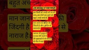 Leia mais sobre o artigo Love Message Of Your Person ll Love Shayari 💕 💕 ll Tarot Reading #viral