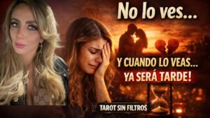 Leia mais sobre o artigo NO LO VES.. Y CUANDO LO VEAS .. YA SERÁ TARDE |Tarot sin filtros