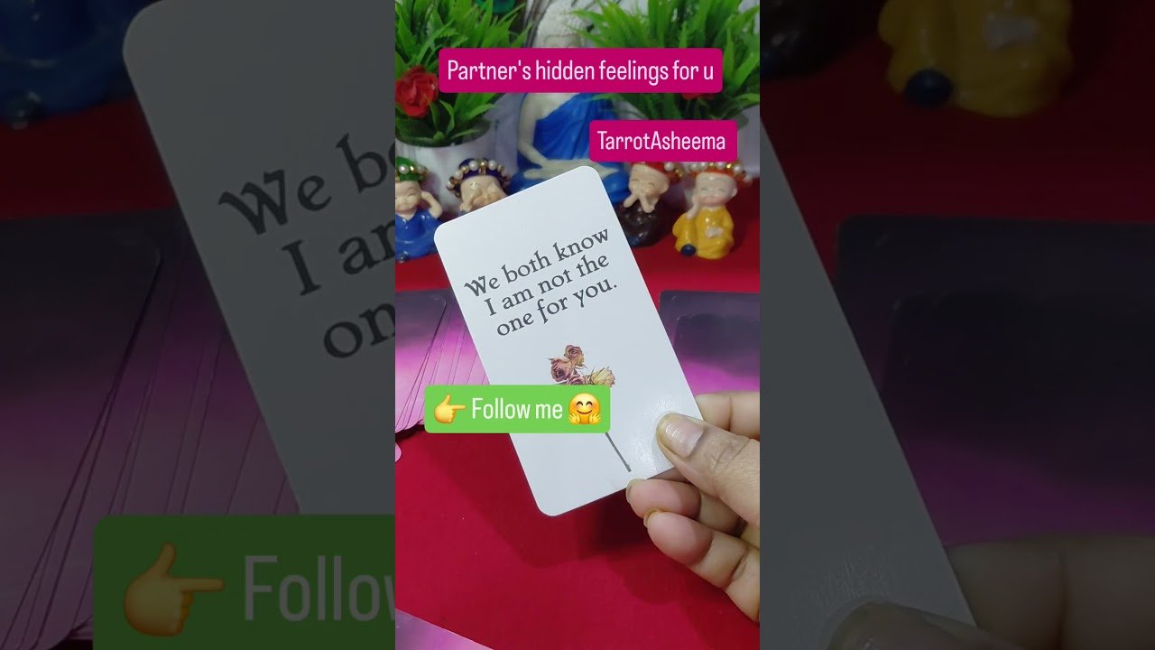 No momento, você está visualizando Partner’s hidden feelings for you 🥰 #tarot #love  #hidden feelings