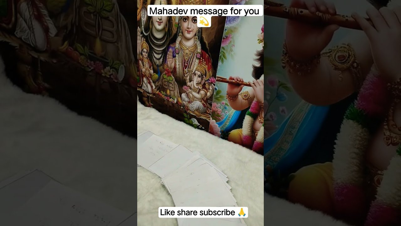 No momento, você está visualizando 🕉️shiv Shakti message 🔱for you #tarot #viral #shorts #shivshakti