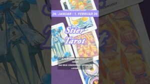Leia mais sobre o artigo Stier ♉ Tarot Horoskop Januar 2026 (5. Woche) #Tarot #Stier #Horoskop #orakel #tarotlegung #liebe