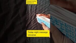 Leia mais sobre o artigo Taday night message 🙏#tarot #universe #tarotreading #divination #tarotguidance #cardreading