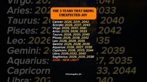 Leia mais sobre o artigo The 3 Zodiac Sings Years That Bring Unexpected Joy 🔮 Powerful Astrology Prediction #zodiac #tarot