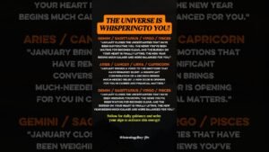 Leia mais sobre o artigo THE UNIVERSE IS WHISPERINGTO YOU!#zodiac #zodiacsigns #astrology #horoscope #tarot