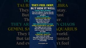 Leia mais sobre o artigo They Feel Deep But Hide It Well #zodiac​ #zodiacsigns​ #astrology​  #horoscope​ #tarot​