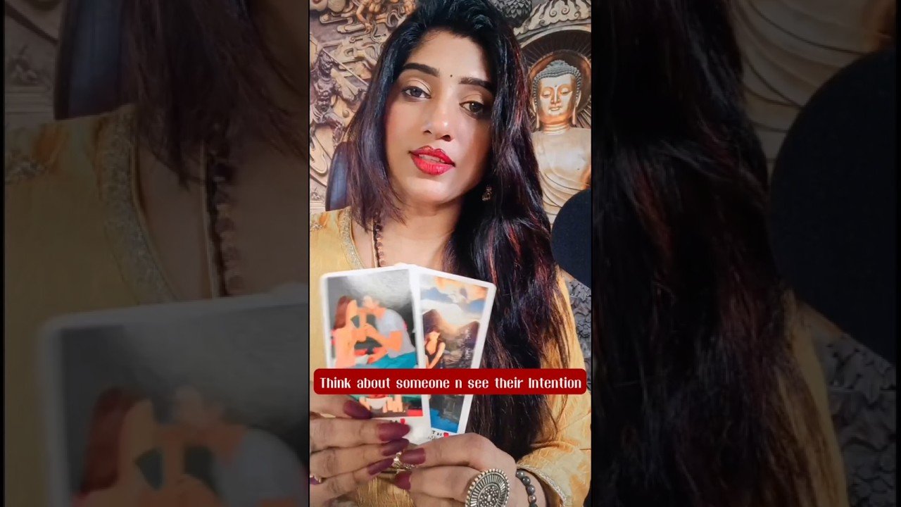 No momento, você está visualizando Think about someone n see their intention#tarot #shorts