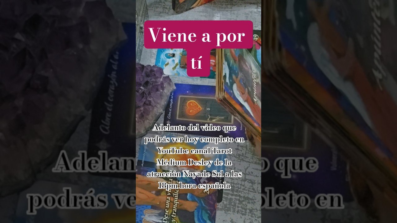 No momento, você está visualizando Viene!! #tarot #tarotamornuevo #amor #love @NAYADESOLTAROTDESLEY