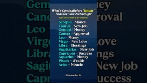 Leia mais sobre o artigo What’s Coming Before January Ends for Your ZodiacSign #zodiac​ #zodiacsigns​ #astrology​ #tarot​