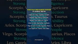 Leia mais sobre o artigo Who Has the Rarest Hidden Power in Zodiac Sign Find Out? #zodiac #astrology #horoscope #tarot