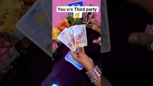Leia mais sobre o artigo 🎯🥳You v/s Third party situation tarot reading hindi #tarot #shorts #love #nocontact #thirdparty