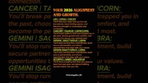 Leia mais sobre o artigo Your 2026 alignment and growths #zodiac #zodiacsigns #astrology #horoscope #tarot