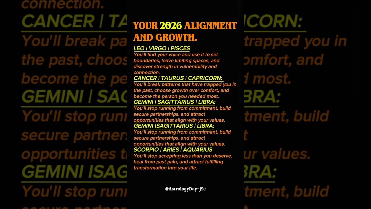 No momento, você está visualizando Your 2026 alignment and growths #zodiac #zodiacsigns #astrology #horoscope #tarot