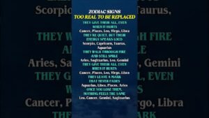 Leia mais sobre o artigo Zodiac Sign Too Real To Be Replaced | Zodiac Signs Explained#zodiac​ #astrology​ #horoscope​ #tarot​